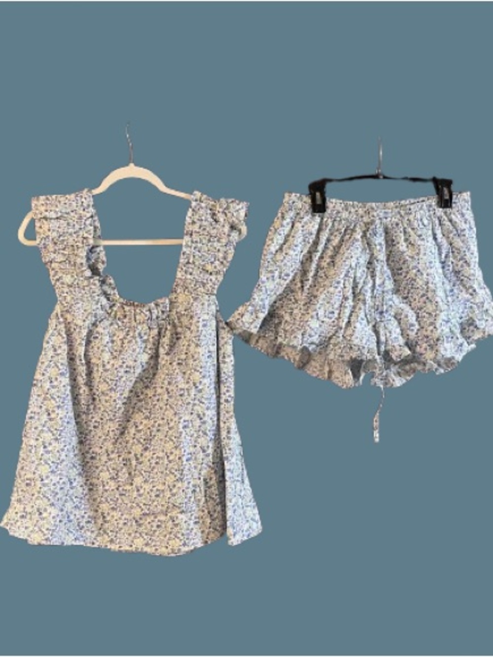 NWOT Piyama Nicolette Pajama Set in Floret Blue Size L - Picture 6 of 9